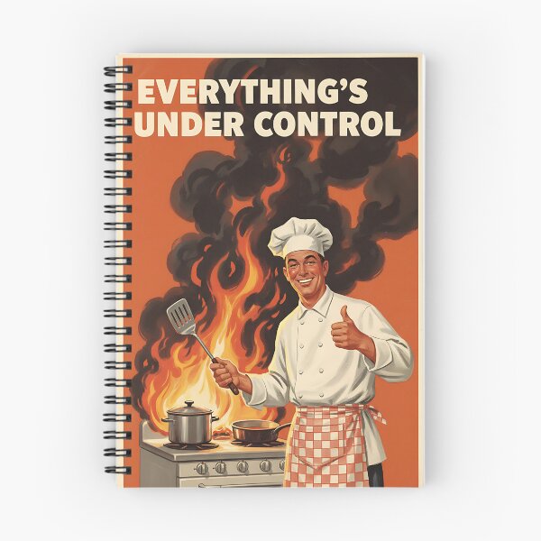 Item preview, Everything is under control Vintage Retro Dad Joke designed and sold by Retro-Anime9.