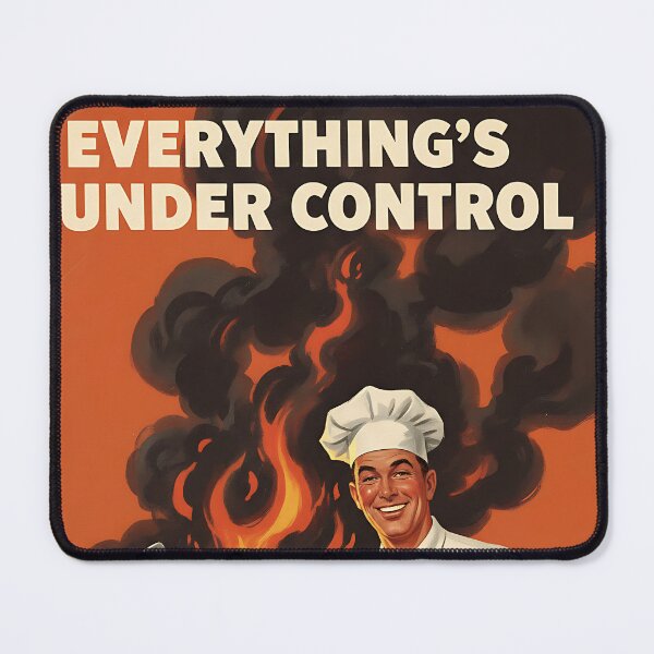 Item preview, Everything is under control Vintage Retro Dad Joke designed and sold by Retro-Anime9.