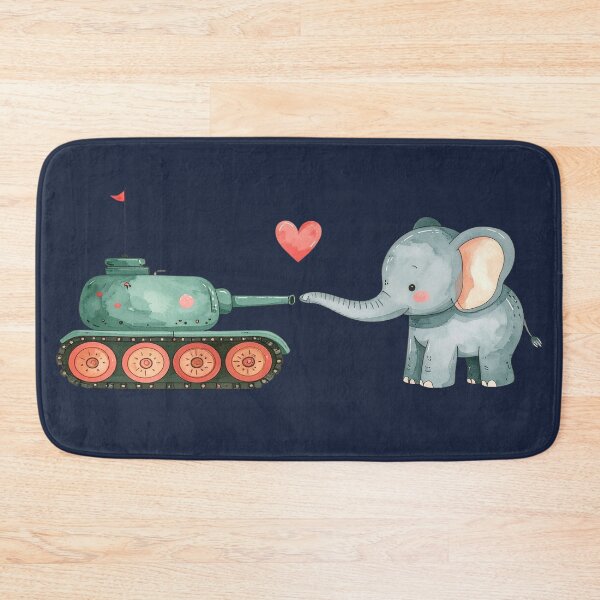 Item preview, Love instead of war, tanks and elephants designed and sold by LiskoDesign.
