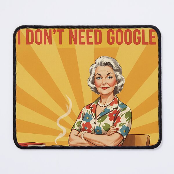 Item preview, My mom knows everything Vintage Retro Mom Joke designed and sold by Retro-Anime9.