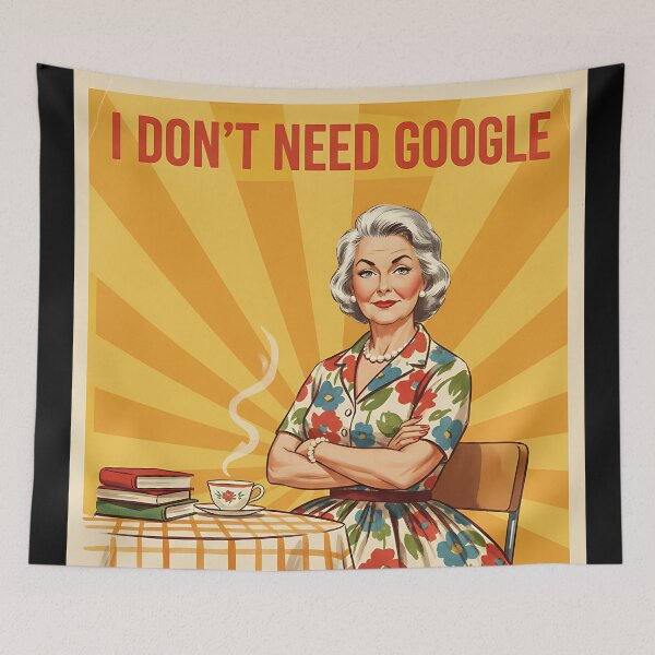 Item preview, My mom knows everything Vintage Retro Mom Joke designed and sold by Retro-Anime9.