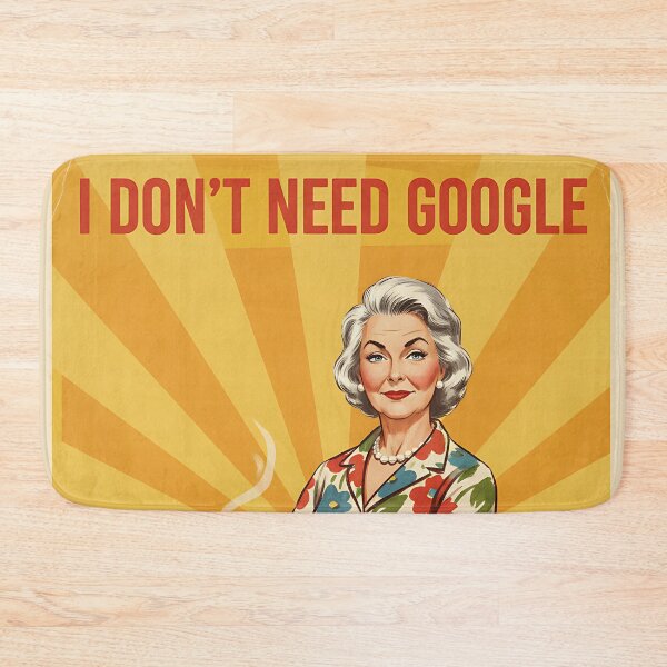 Item preview, My mom knows everything Vintage Retro Mom Joke designed and sold by Retro-Anime9.