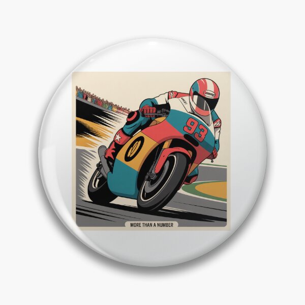 Item preview, More Than a Number 93 Racing Moto Art designed and sold by LukaRealm.