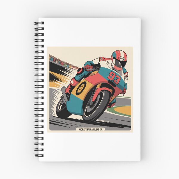 Item preview, More Than a Number 93 Racing Moto Art designed and sold by LukaRealm.