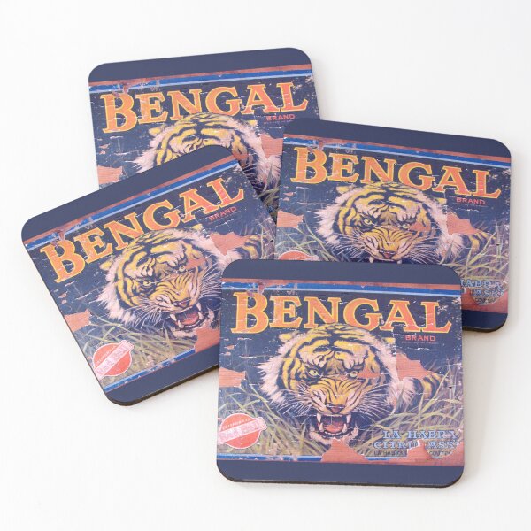 Item preview, Vintage Fruit Crate Label Tiger designed and sold by collageDP.