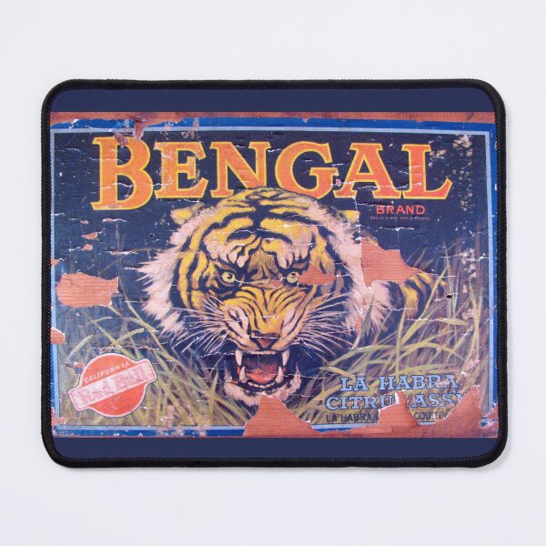 Item preview, Vintage Fruit Crate Label Tiger designed and sold by collageDP.