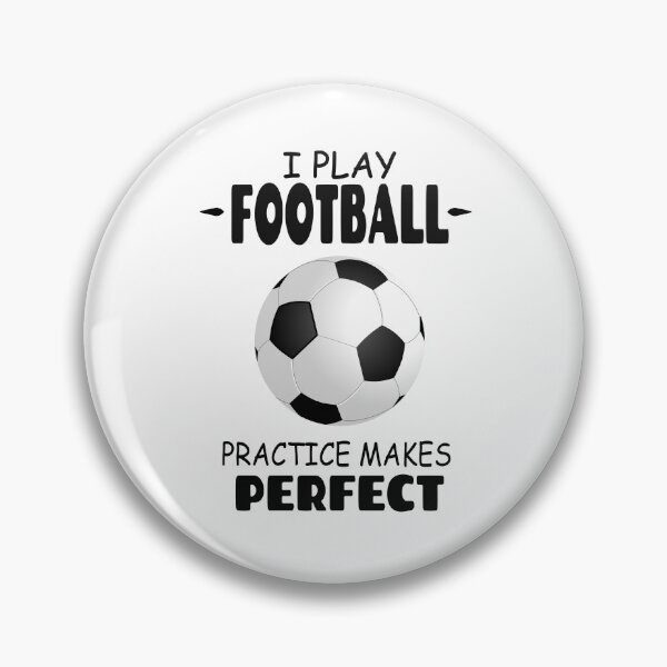 Item preview, I Play Football Practice Makes Perfect designed and sold by Tillscreativ.