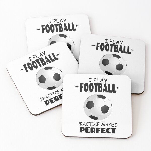 Item preview, I Play Football Practice Makes Perfect designed and sold by Tillscreativ.