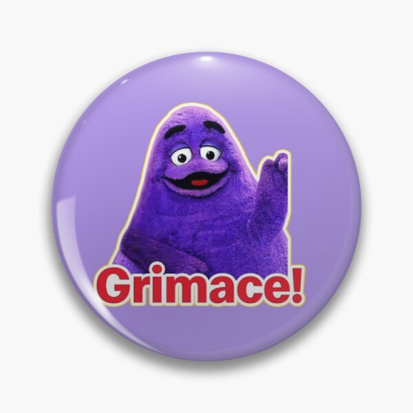 Item preview, McDonald's Grimace Fast Food Mascot Sticker designed and sold by GreasyGerbil.