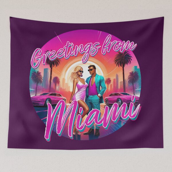 Item preview, Miami Sunsets: Electric Miami Twilight designed and sold by pollosdesigns.