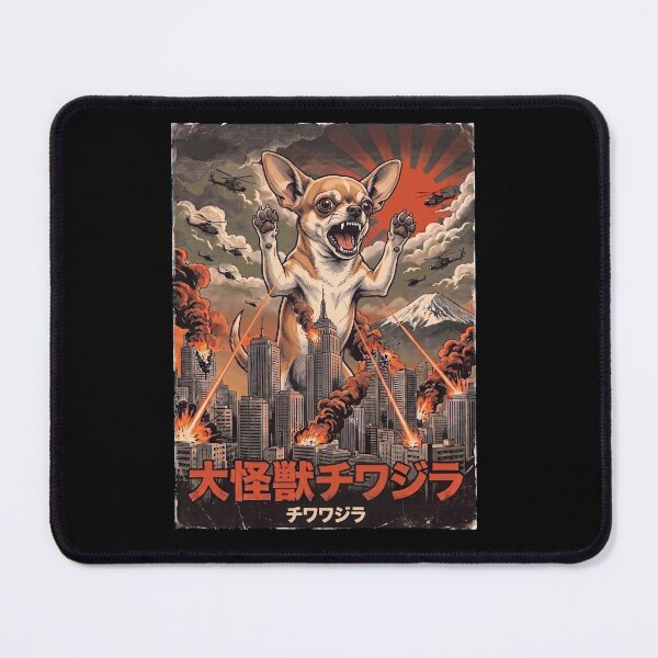 Item preview, Chihuahua Dogzilla Japanese Fuji Art Dog Owner designed and sold by DoodleTortle.