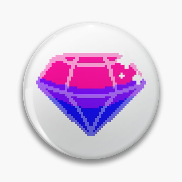 Item preview, Pixel Bisexual Diamond designed and sold by PastelRainToast.