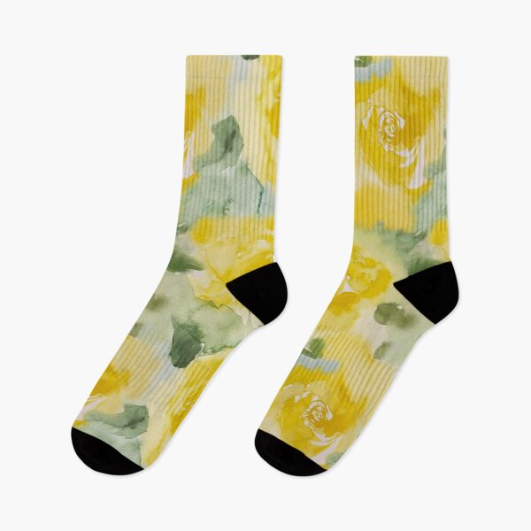 Item preview, Sunny Yellow Floral Botanical Art Pattern  designed and sold by Thewissal.