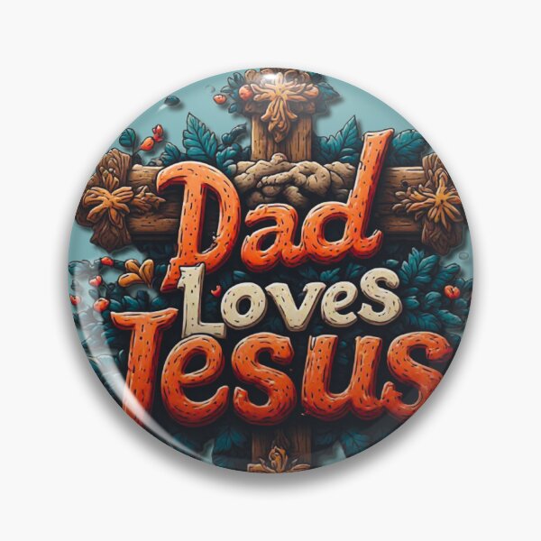 Item preview, Dad loves Jesus designed and sold by Jsw-speedartja.
