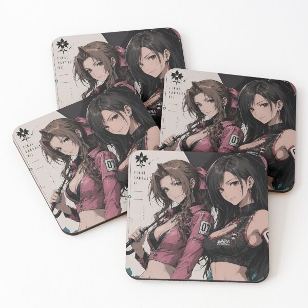 Item preview, Fantasy Racing Duo Anime Illustration | Elegant RPG-Inspired Girls Art Print designed and sold by Dyan4.