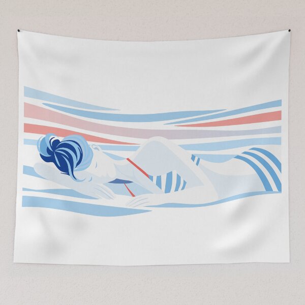 Item preview, Beach Woman Art designed and sold by Studio pod Burom.