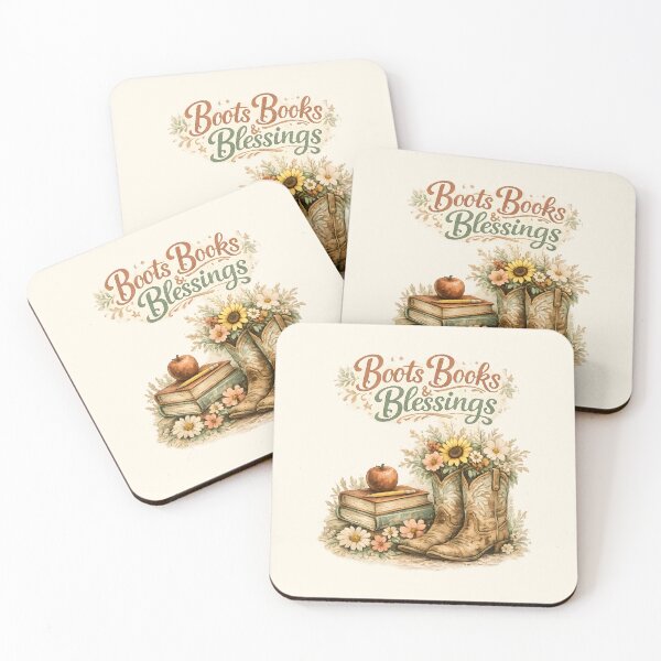 Item preview, Boots Books & Blessings Rustic Country Reading Charm designed and sold by Chic_Clip_Craft.