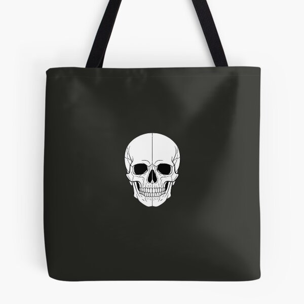 Item preview, Classic Skull Line art Dark Gothic Graphic Tee designed and sold by Origon Prints.