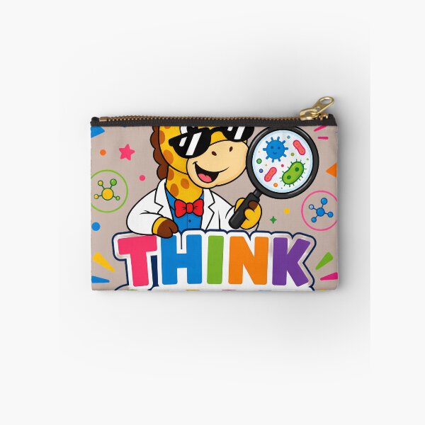 Item preview, Think Small Cute Giraffe Scientist Science Retro designed and sold by ArtdesignsA.