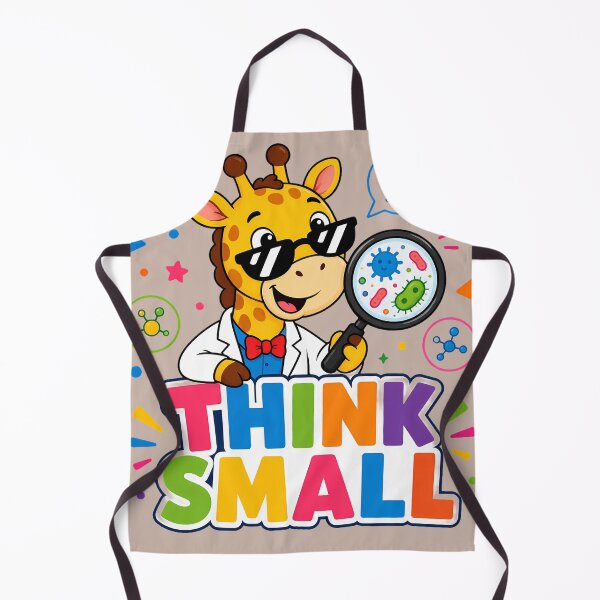 Item preview, Think Small Cute Giraffe Scientist Science Retro designed and sold by ArtdesignsA.