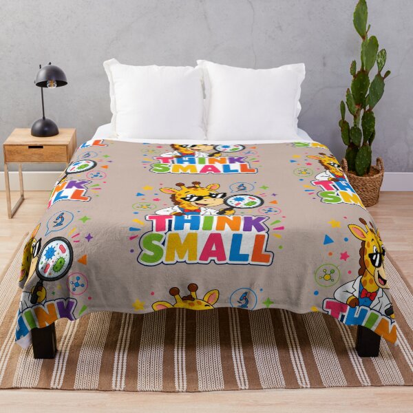 Item preview, Think Small Cute Giraffe Scientist Science Retro designed and sold by ArtdesignsA.
