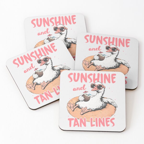 Item preview, Sunshine and Tan Lines – Cute Summer Goose Illustration designed and sold by AngryToro.
