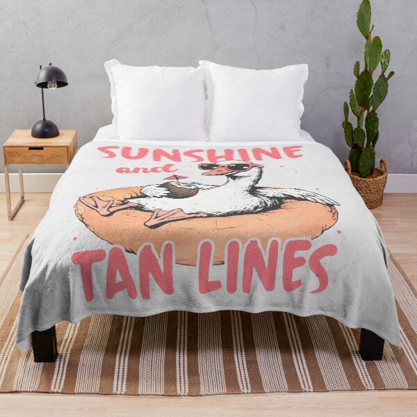 Item preview, Sunshine and Tan Lines – Cute Summer Goose Illustration designed and sold by AngryToro.