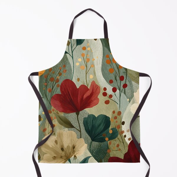 Item preview, Romantic Abstract Whimsical Organic Cororful Floral Painting Pattern designed and sold by GrinGalore.