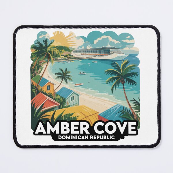 Item preview, Amber Cove Dominican Republic Tropical Travel Art designed and sold by LukaRealm.