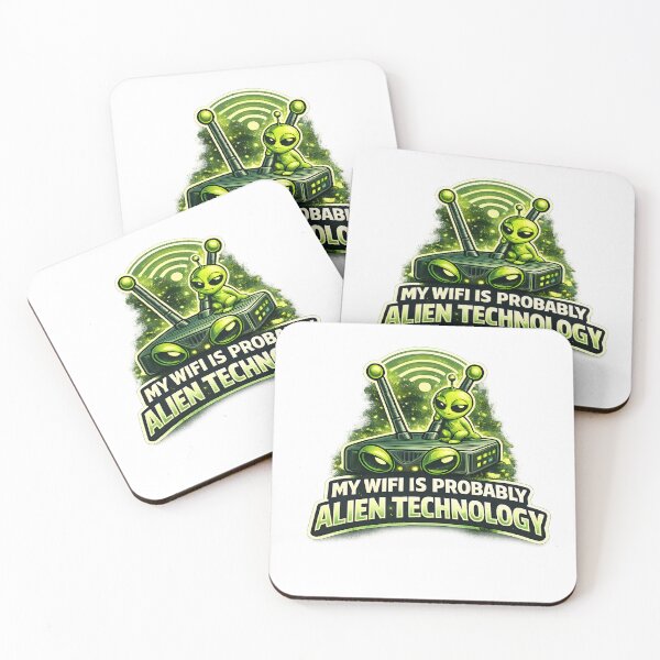 Item preview, My WiFi Is Probably Alien Technology Funny UFO Design designed and sold by PatiImagination.