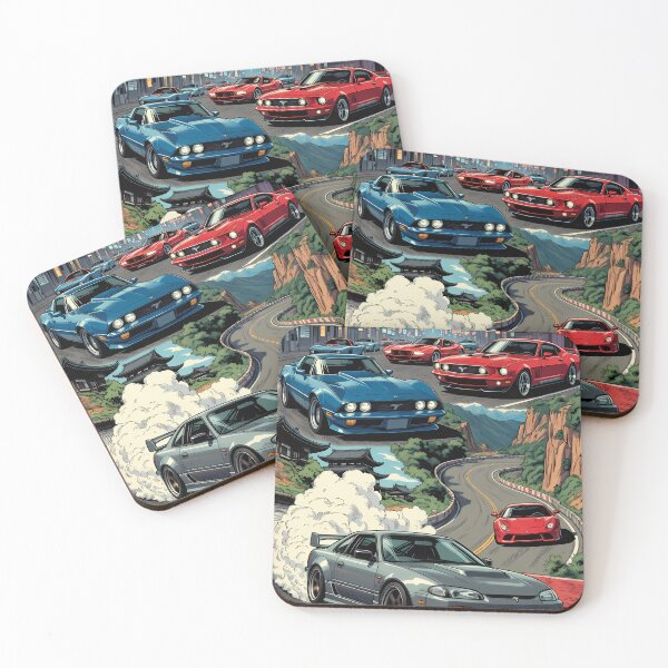 Item preview, Muscle Cars & JDM Mountain Drift Art designed and sold by zakvisuals.