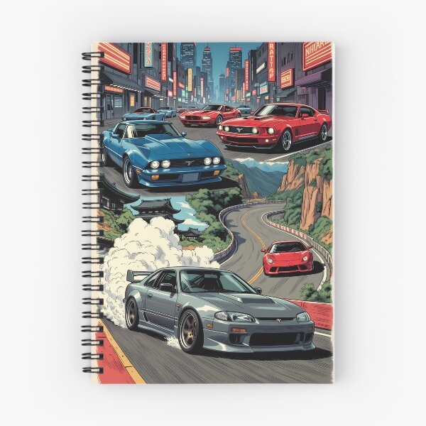 Item preview, Muscle Cars & JDM Mountain Drift Art designed and sold by zakvisuals.
