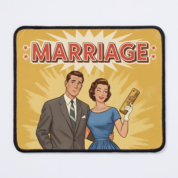 Item preview, Marriage Still Under Warranty Vintage Retro Dad Joke designed and sold by Retro-Anime9.