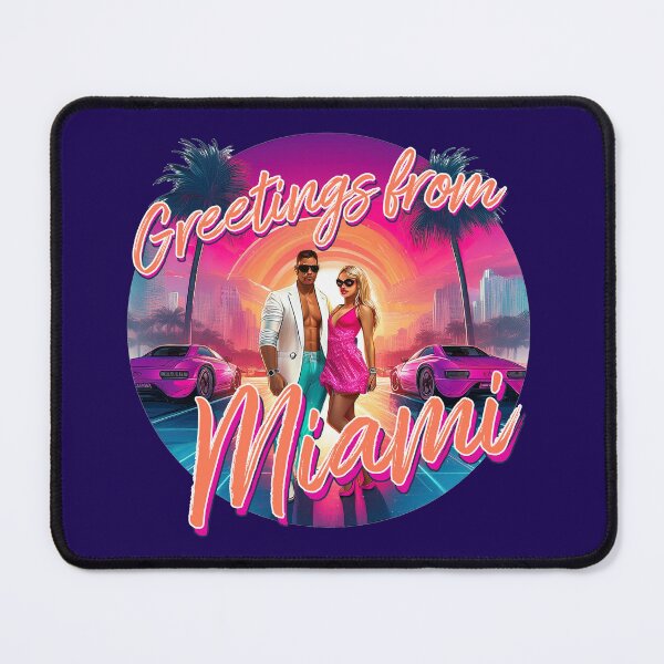 Item preview, Miami Sunsets: Synthwave Paradise designed and sold by pollosdesigns.