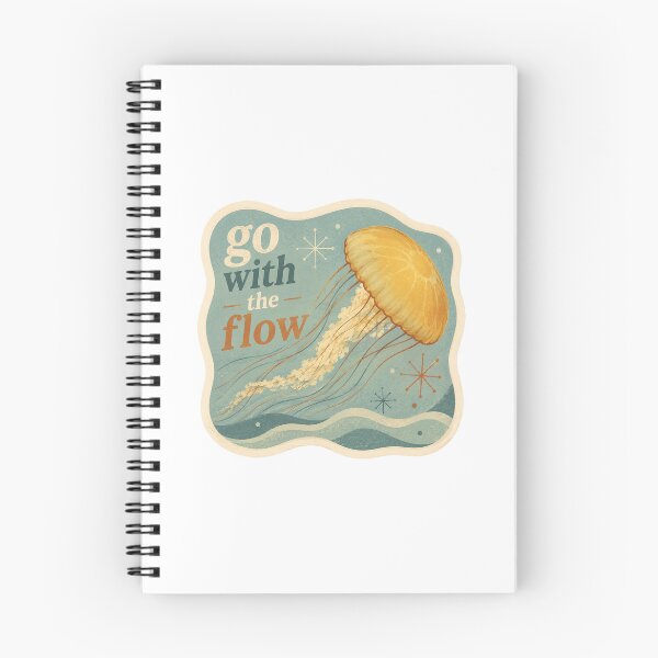Item preview, go with the flow jellyfish designed and sold by Urbantheseus.