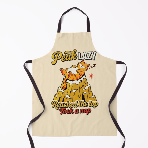 Item preview, Peak Lazy Reached The Top Took A Nap Cat Graphic — Funny Lazy Cat Humor designed and sold by SkTee2k.