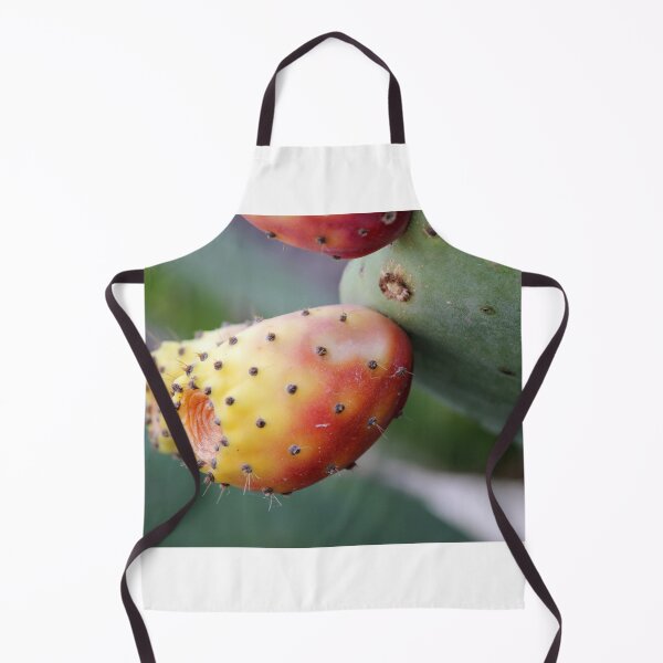 Item preview, Close-Up Of Ripe Prickly Pear Cactus Fruit On Green Opuntia Pad Macro Desert Plant designed and sold by Nmallia.