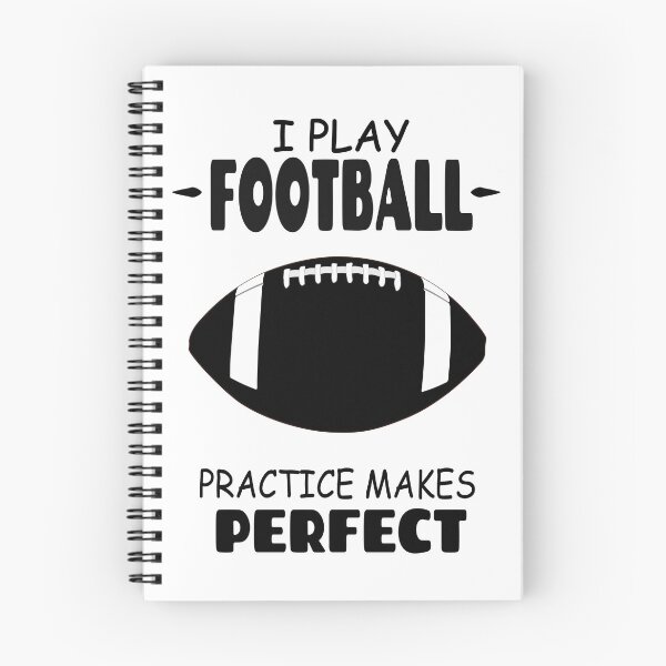 Item preview, I Play Football Practice Makes Perfect designed and sold by Tillscreativ.