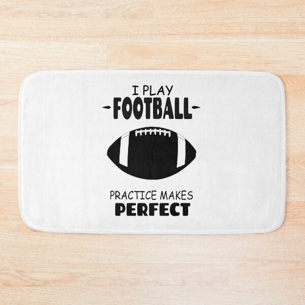 Item preview, I Play Football Practice Makes Perfect designed and sold by Tillscreativ.