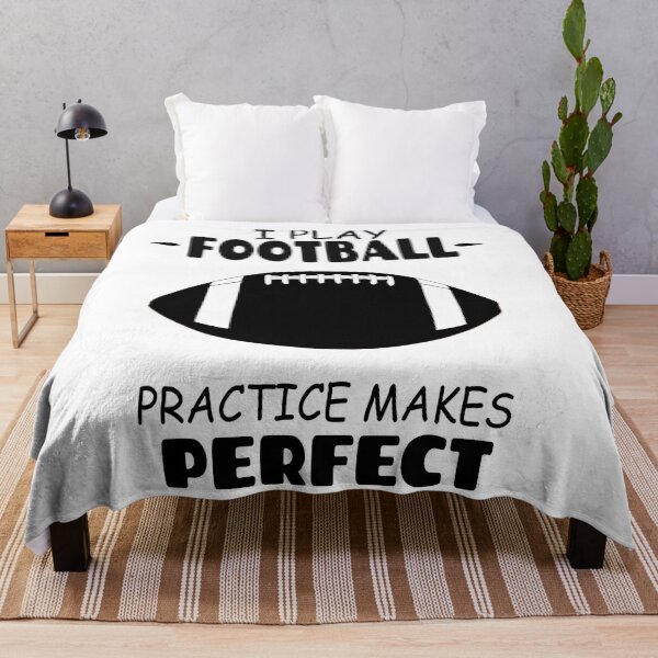 Item preview, I Play Football Practice Makes Perfect designed and sold by Tillscreativ.