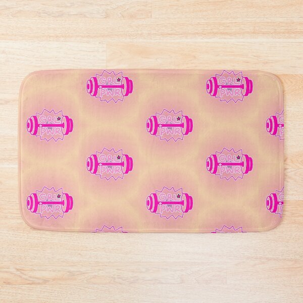 Item preview, GRL PWR Girl Power Gym Pink Fitness Bar designed and sold by AstronautMerch.