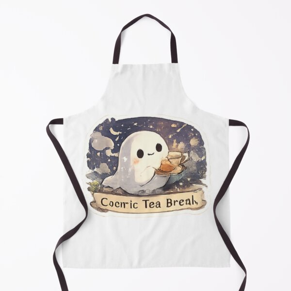Item preview, Cute Space Ghost Drinking Tea Galaxy Aesthetic designed and sold by GUINewAlex.
