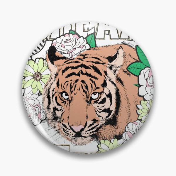 Item preview, Dream Tour Tiger Floral Wildcat Botanical Graphic T-Shirt designed and sold by Atique Creations.