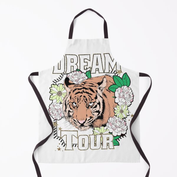 Item preview, Dream Tour Tiger Floral Wildcat Botanical Graphic T-Shirt designed and sold by Atique Creations.