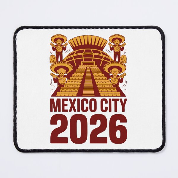 Item preview, Mexico City 2026 Azteca Stadium Pyramid Mariachi T-Shirt V2 designed and sold by DarylWelsh2024.