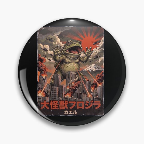 Artikelvorschau, Frogzilla Japanische Fuji-Kunst Tier Froschliebhaber entworfen und verkauft von DoodleTortle.