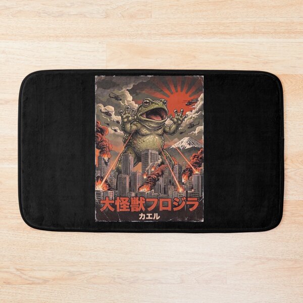 Artikelvorschau, Frogzilla Japanische Fuji-Kunst Tier Froschliebhaber entworfen und verkauft von DoodleTortle.