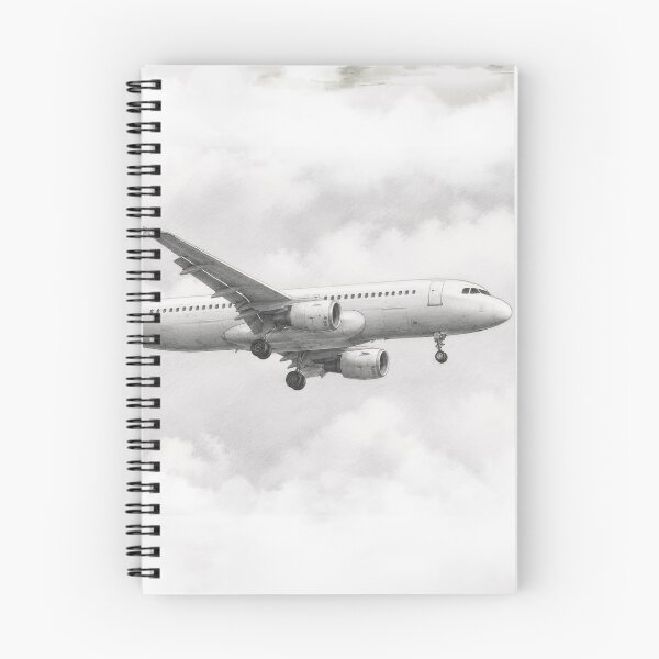 Item preview, Commercial Airplane drawing  designed and sold by EMairplanes.