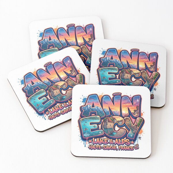 Item preview, Annecy Lake Graffiti Sticker designed and sold by Imaginarium of Chaos falcon88 .