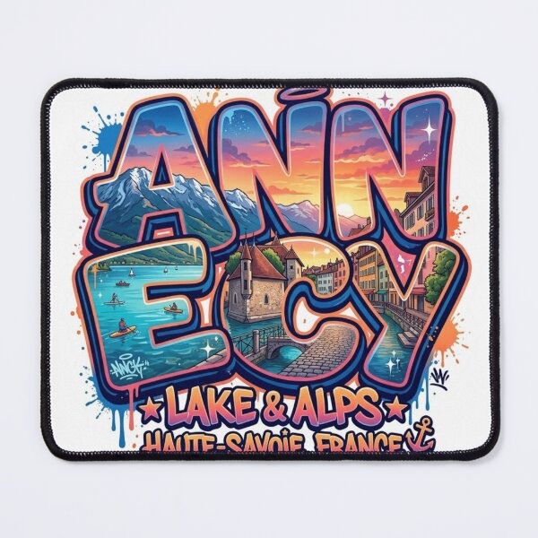 Item preview, Annecy Lake Graffiti Sticker designed and sold by Imaginarium of Chaos falcon88 .